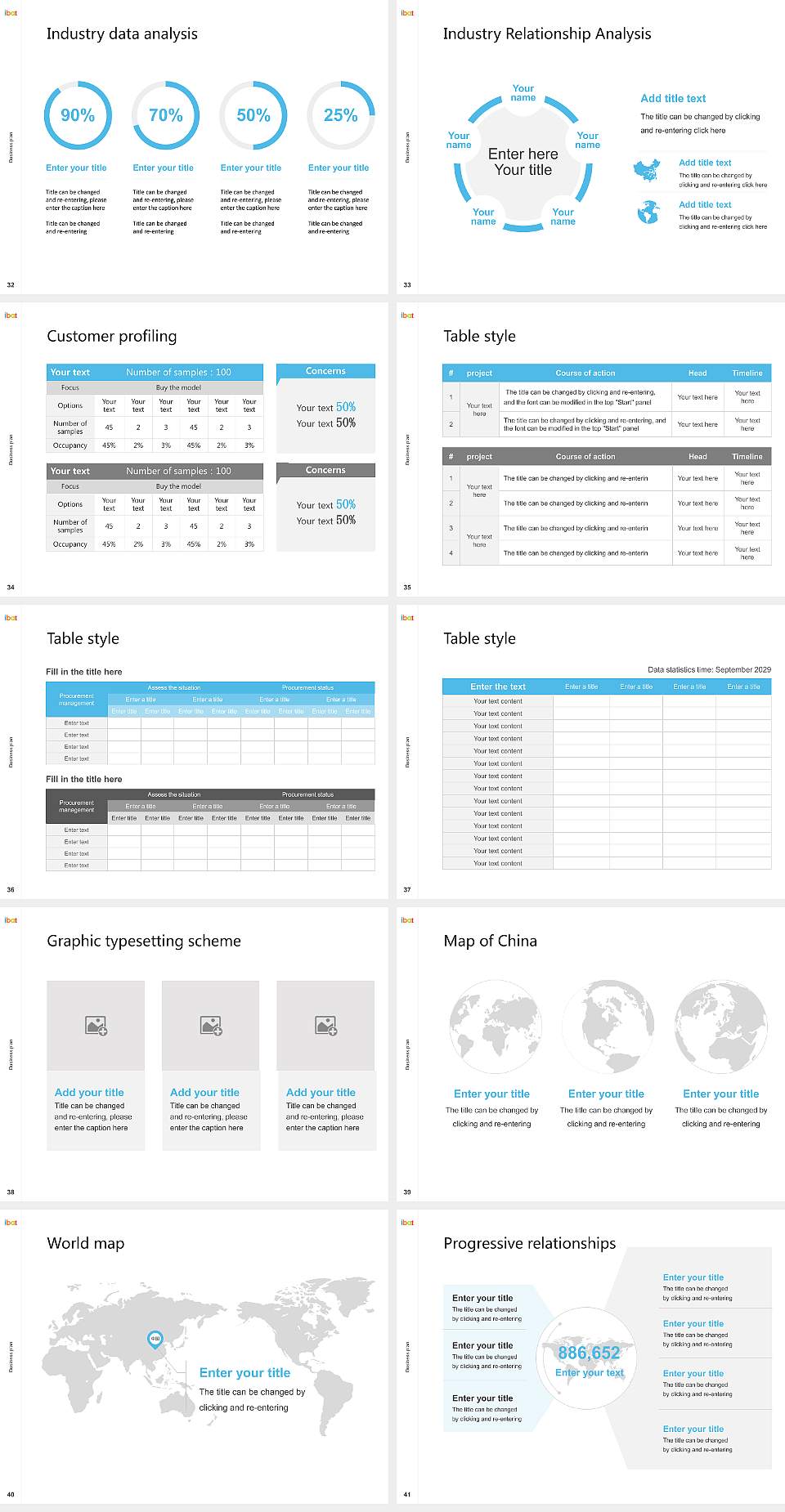 IBAT College Dublin Competition/Entrepreneurship Contest PPT Template4:3 ratio PPT effect preview image5