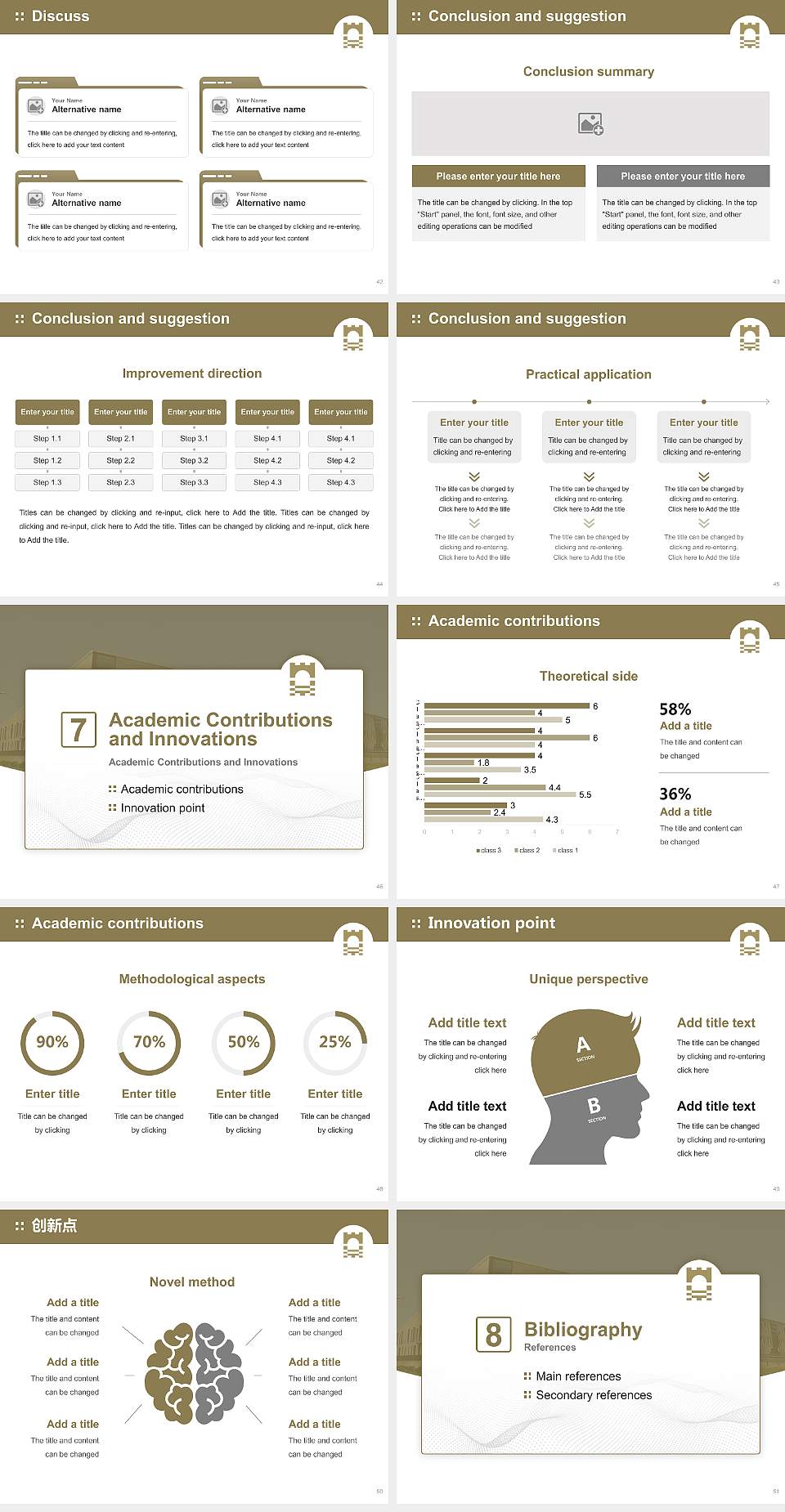 Technological University of the Shannon Graduation Thesis Defense PPT Template4:3 ratio PPT effect preview image6