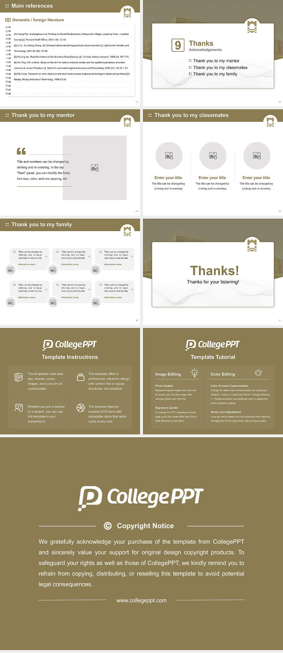Technological University of the Shannon Graduation Thesis Defense PPT Template4:3 ratio PPT effect preview image7