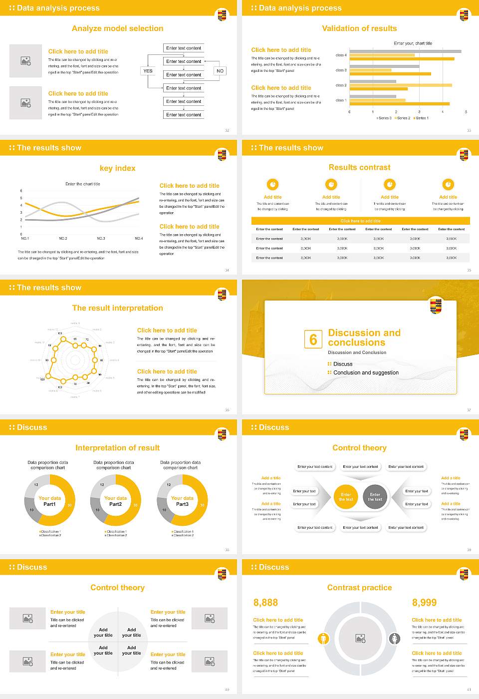Nyenrode Business University Graduation Thesis Defense PPT Template16:9 ratio PPT effect preview image5