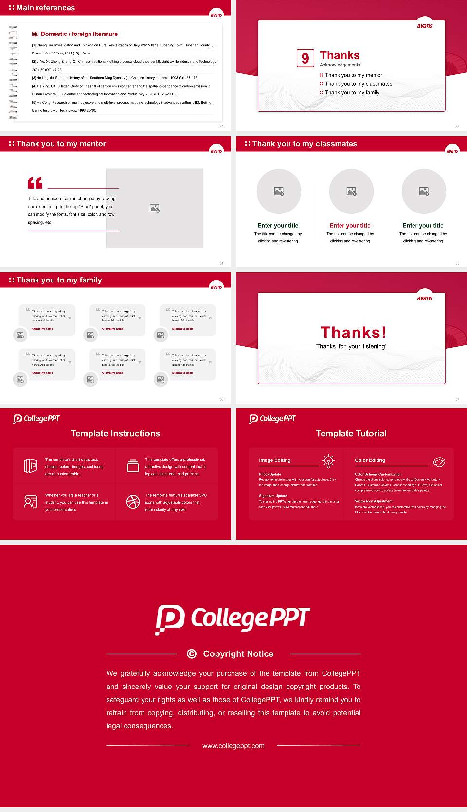 Avans University of Applied Sciences Graduation Thesis Defense PPT Template16:9 ratio PPT effect preview image7