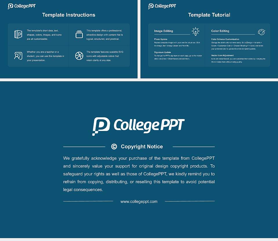 Iselinge University of Applied Sciences Course/Courseware Creation PPT Template16:9 ratio PPT effect preview image5