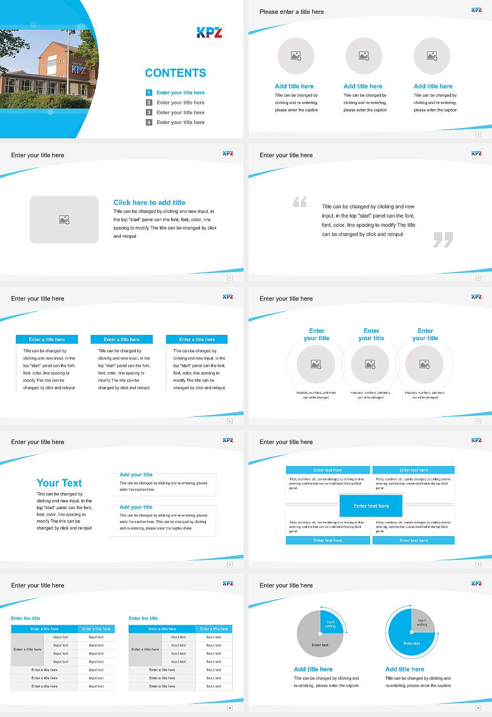 KPZ Catholic University of Applied Sciences Course/Courseware Creation PPT Template16:9 ratio PPT effect preview image2