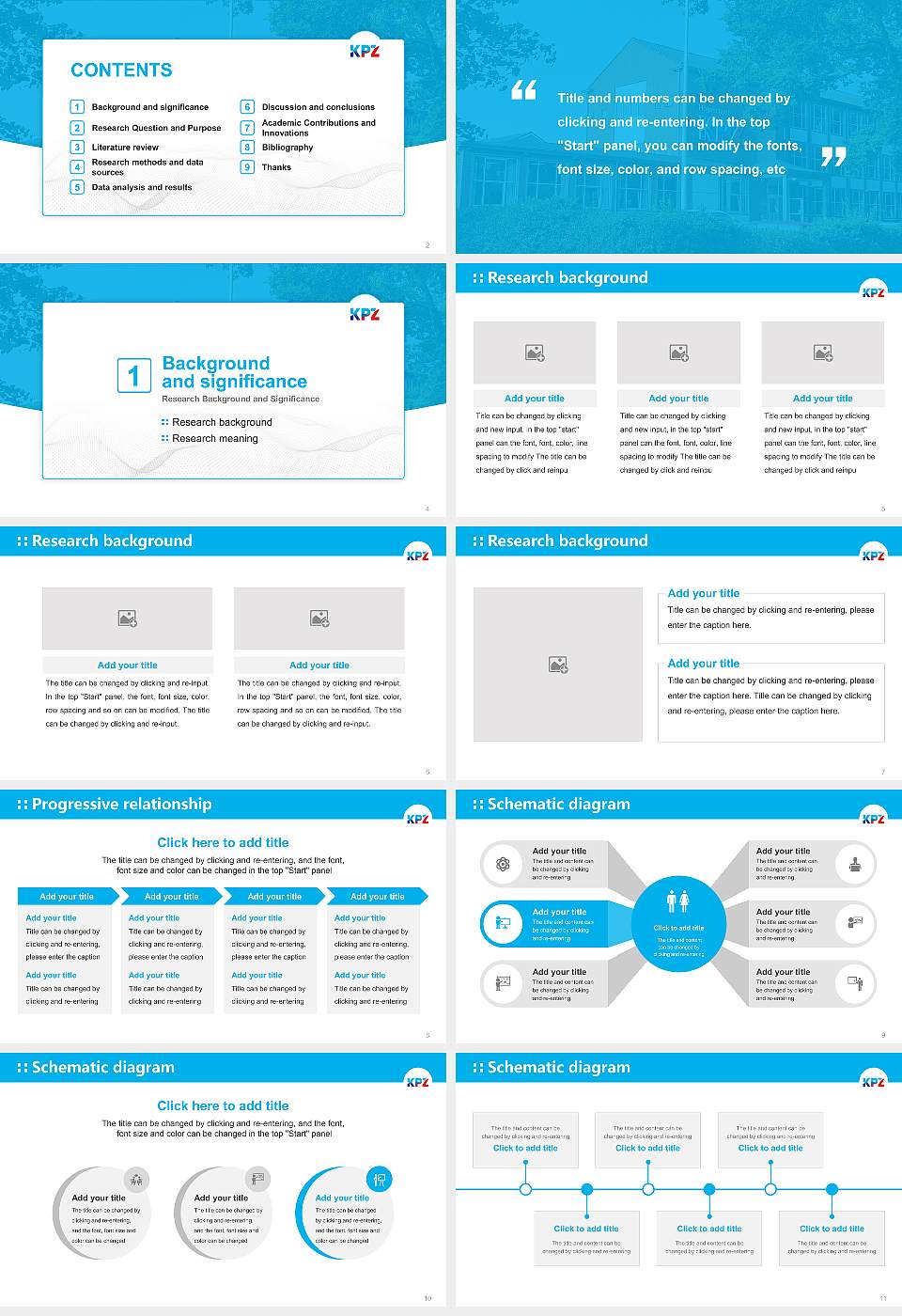 KPZ Catholic University of Applied Sciences Graduation Thesis Defense PPT Template16:9 ratio PPT effect preview image2