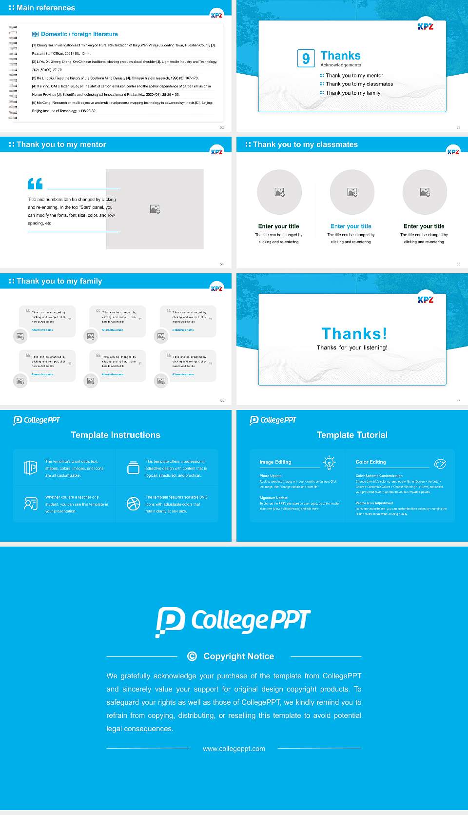 KPZ Catholic University of Applied Sciences Graduation Thesis Defense PPT Template16:9 ratio PPT effect preview image7