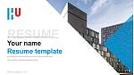 HU University of Applied Sciences Utrecht Resume PPT Template