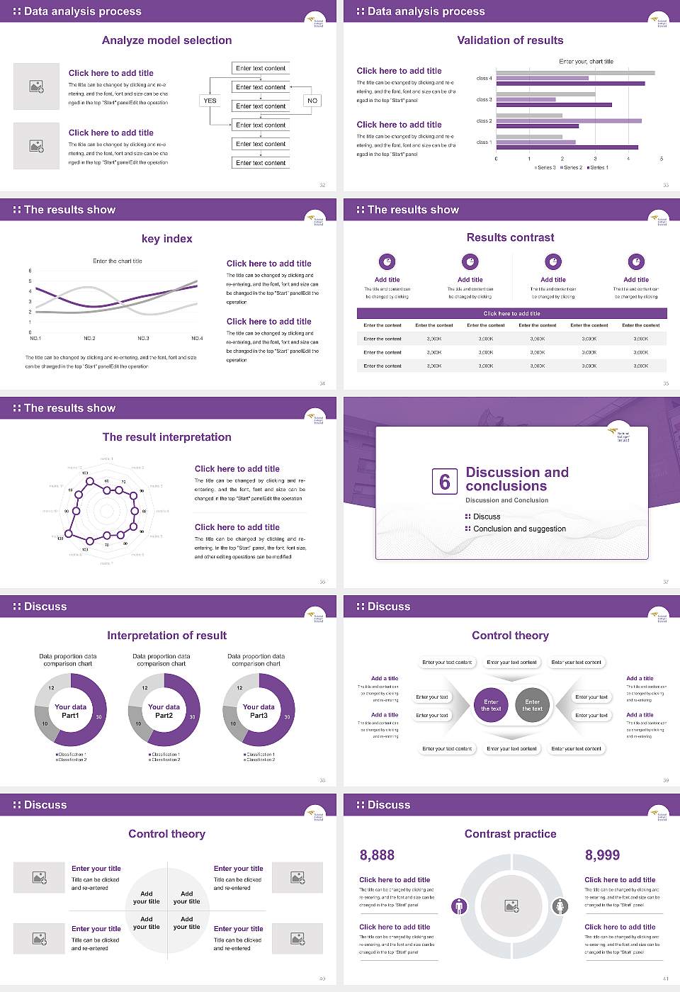 National College of Ireland Graduation Thesis Defense PPT Template16:9 ratio PPT effect preview image5