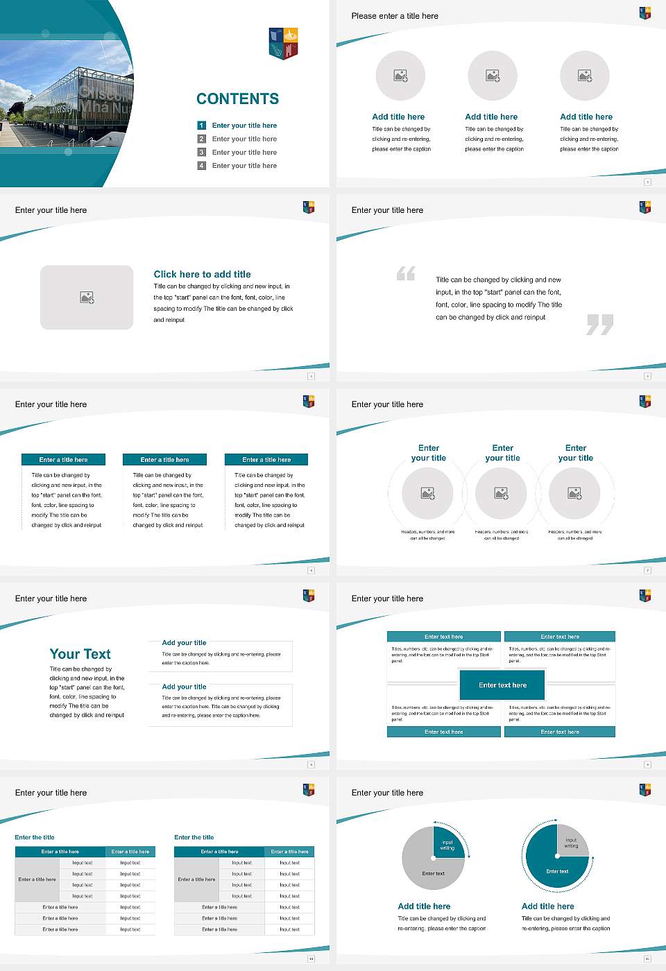 Maynooth University Course/Courseware Creation PPT Template16:9 ratio PPT effect preview image2