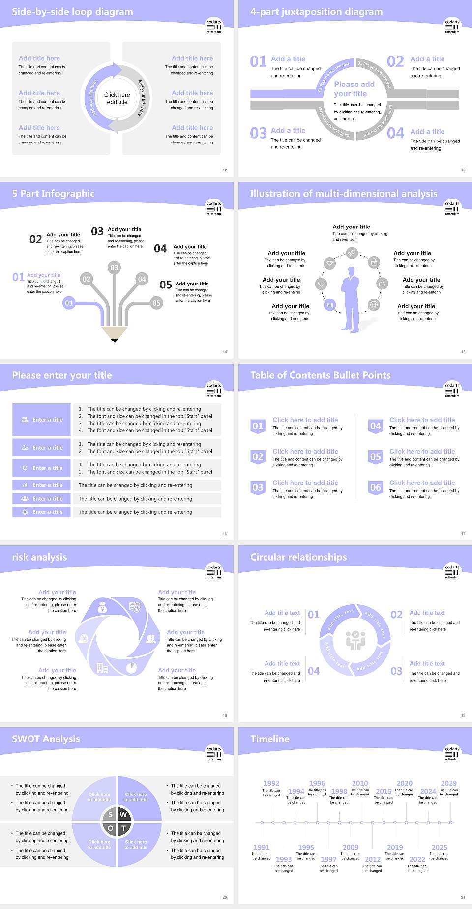 Codarts University for the Arts Academic Presentation/Research Findings Report PPT Template4:3 ratio PPT effect preview image3