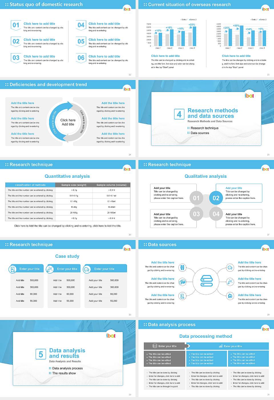 IBAT College Dublin Graduation Thesis Defense PPT Template16:9 ratio PPT effect preview image4