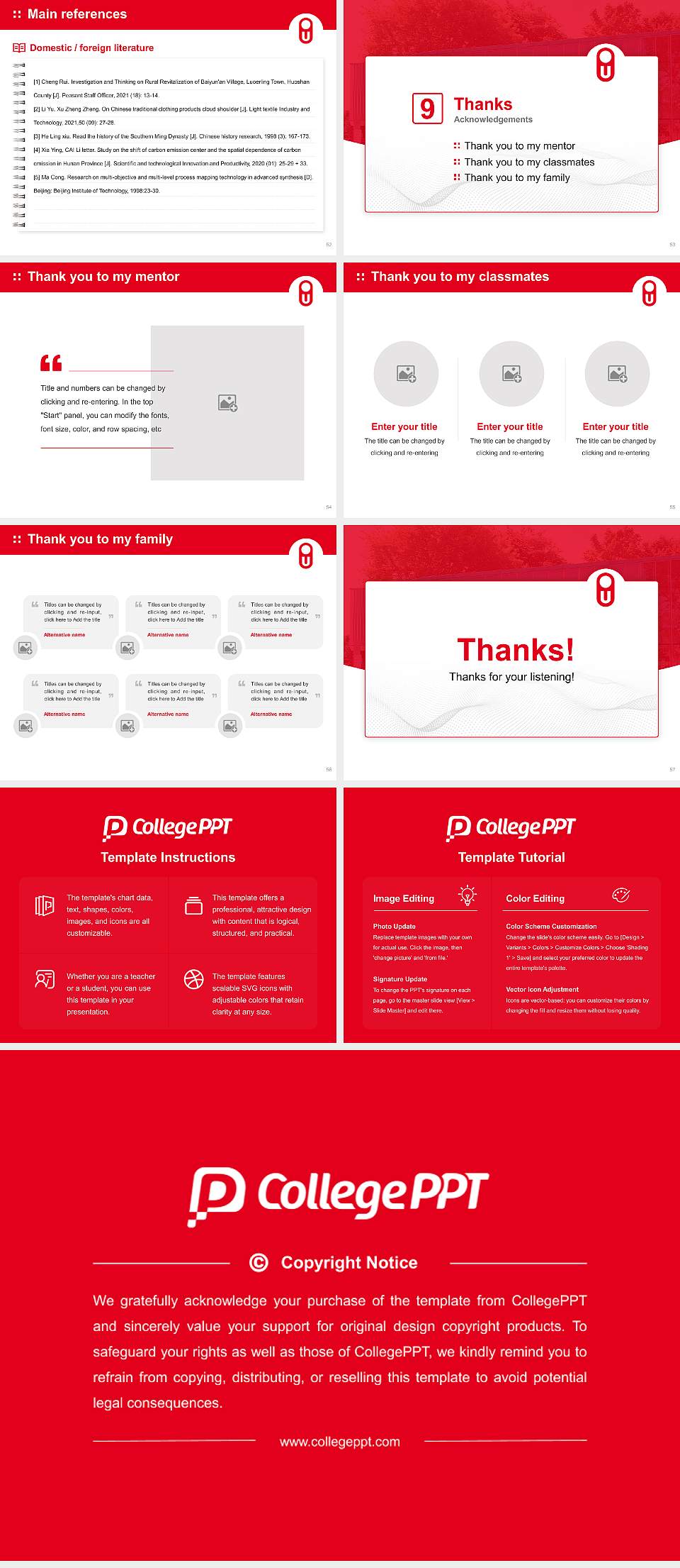 Open University in the Netherlands Graduation Thesis Defense PPT Template4:3 ratio PPT effect preview image7
