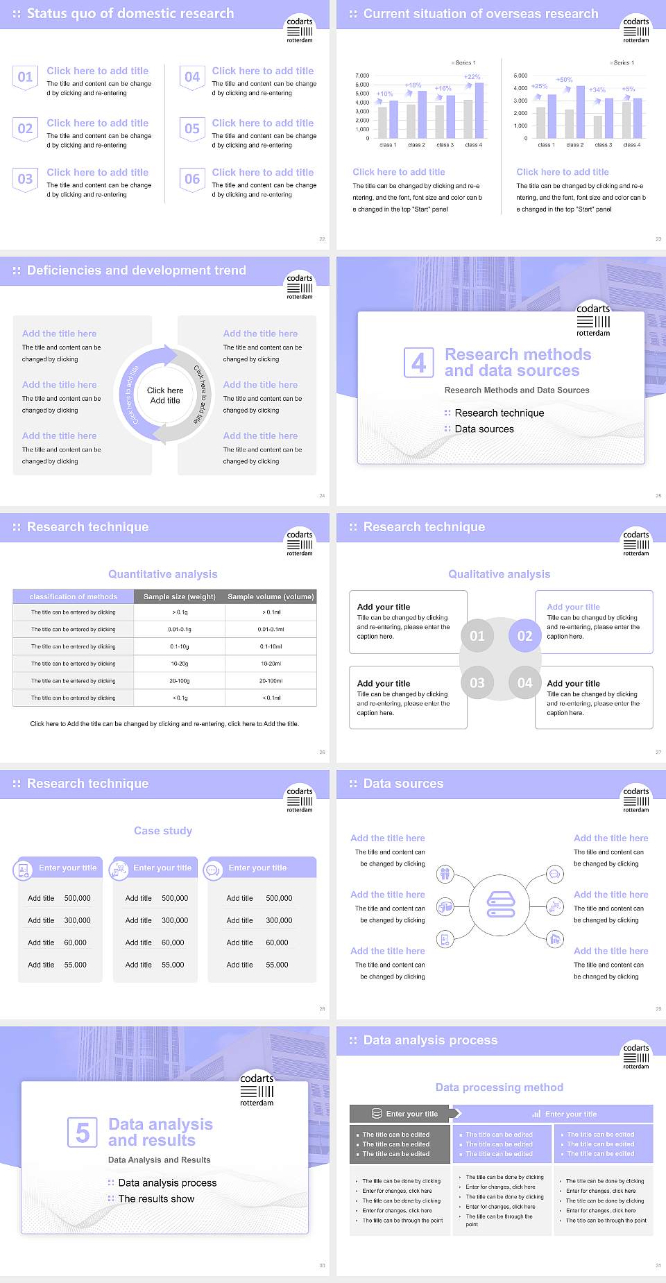 Codarts University for the Arts Graduation Thesis Defense PPT Template4:3 ratio PPT effect preview image4
