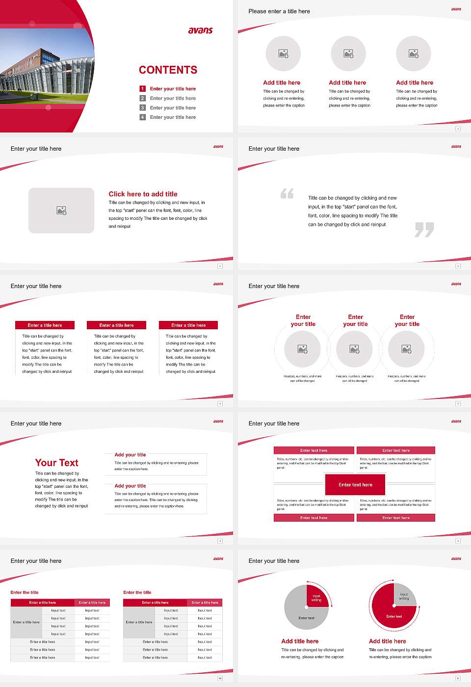 Avans University of Applied Sciences Course/Courseware Creation PPT Template16:9 ratio PPT effect preview image2