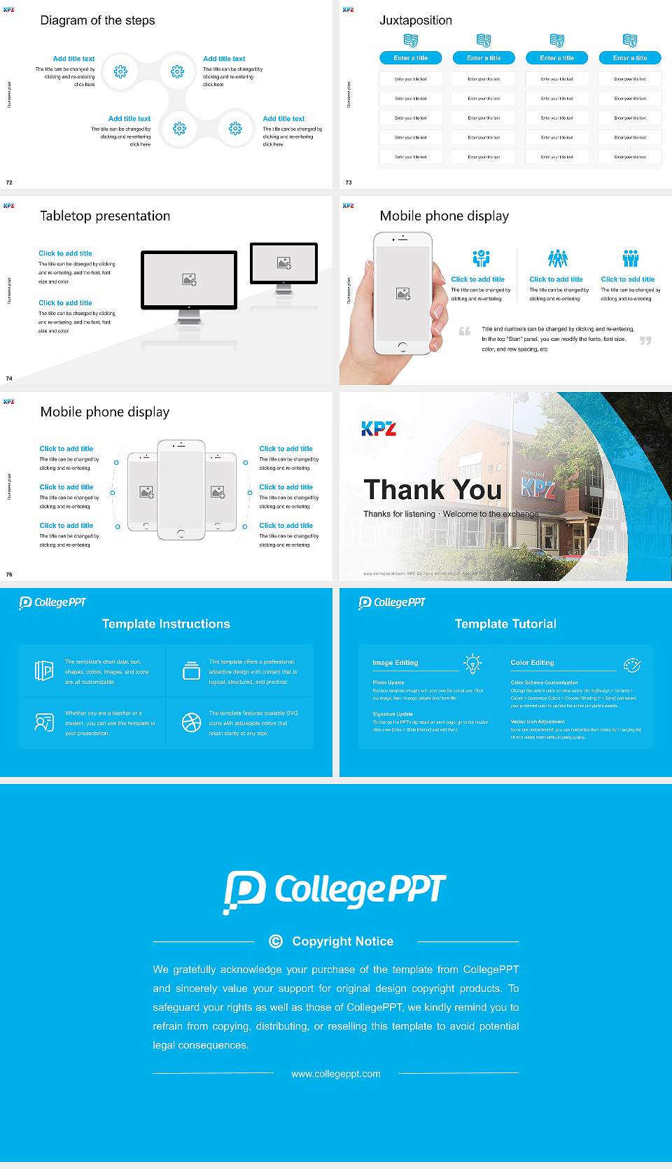 KPZ Catholic University of Applied Sciences Competition/Entrepreneurship Contest PPT Template16:9 ratio PPT effect preview image9