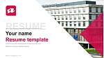 Rotterdam University of Applied Sciences Resume Templat PPT