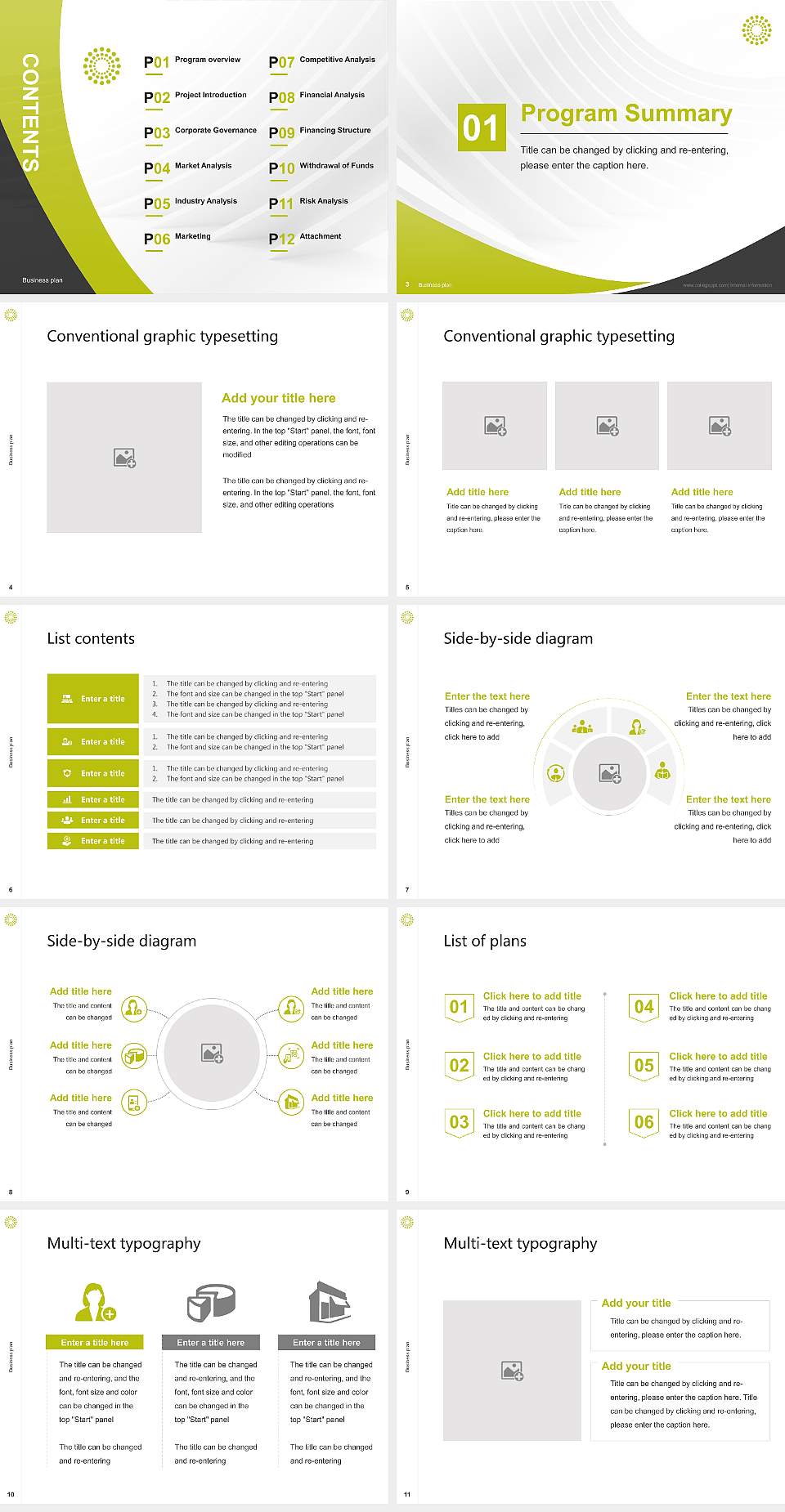 Protestant Theological University Competition/Entrepreneurship Contest PPT Template4:3 ratio PPT effect preview image2