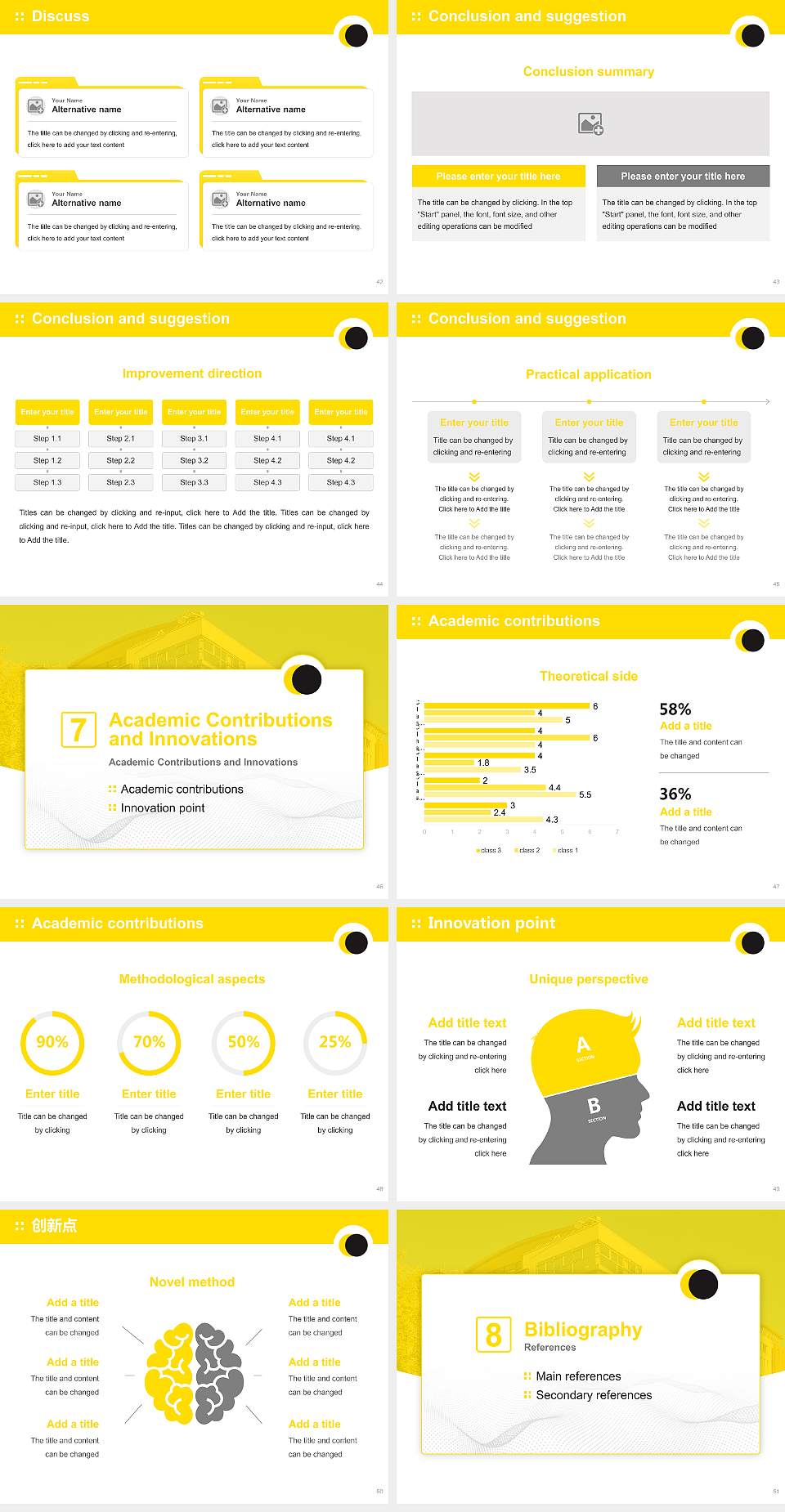 Amsterdam University of the Arts Graduation Thesis Defense PPT Template4:3 ratio PPT effect preview image6