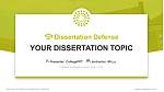 Protestant Theological University Graduation Thesis Defense PPT Template