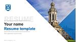 Trinity College Dublin, University of Dublin Resume Templat PPT