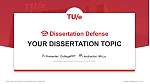 Technische Universiteit Eindhoven Scriptieverdediging PPT-sjabloon