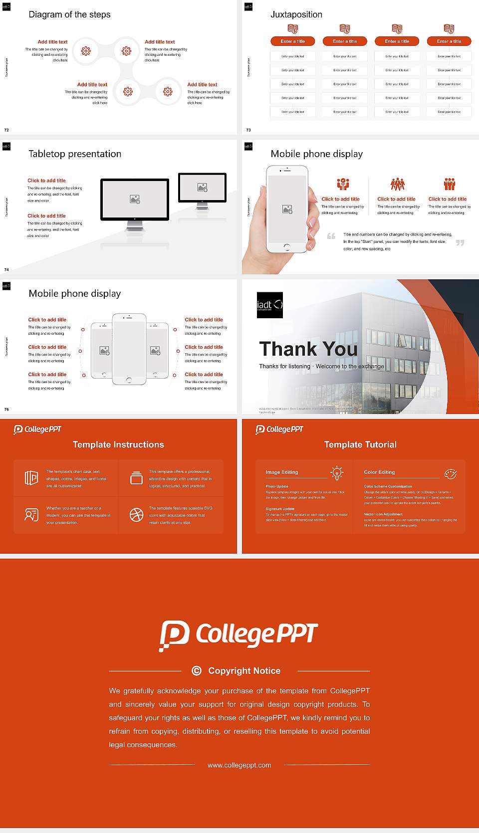 Dun Laoghaire Institute of Art, Design and Technology Competition/Entrepreneurship Contest PPT Template16:9 ratio PPT effect preview image9