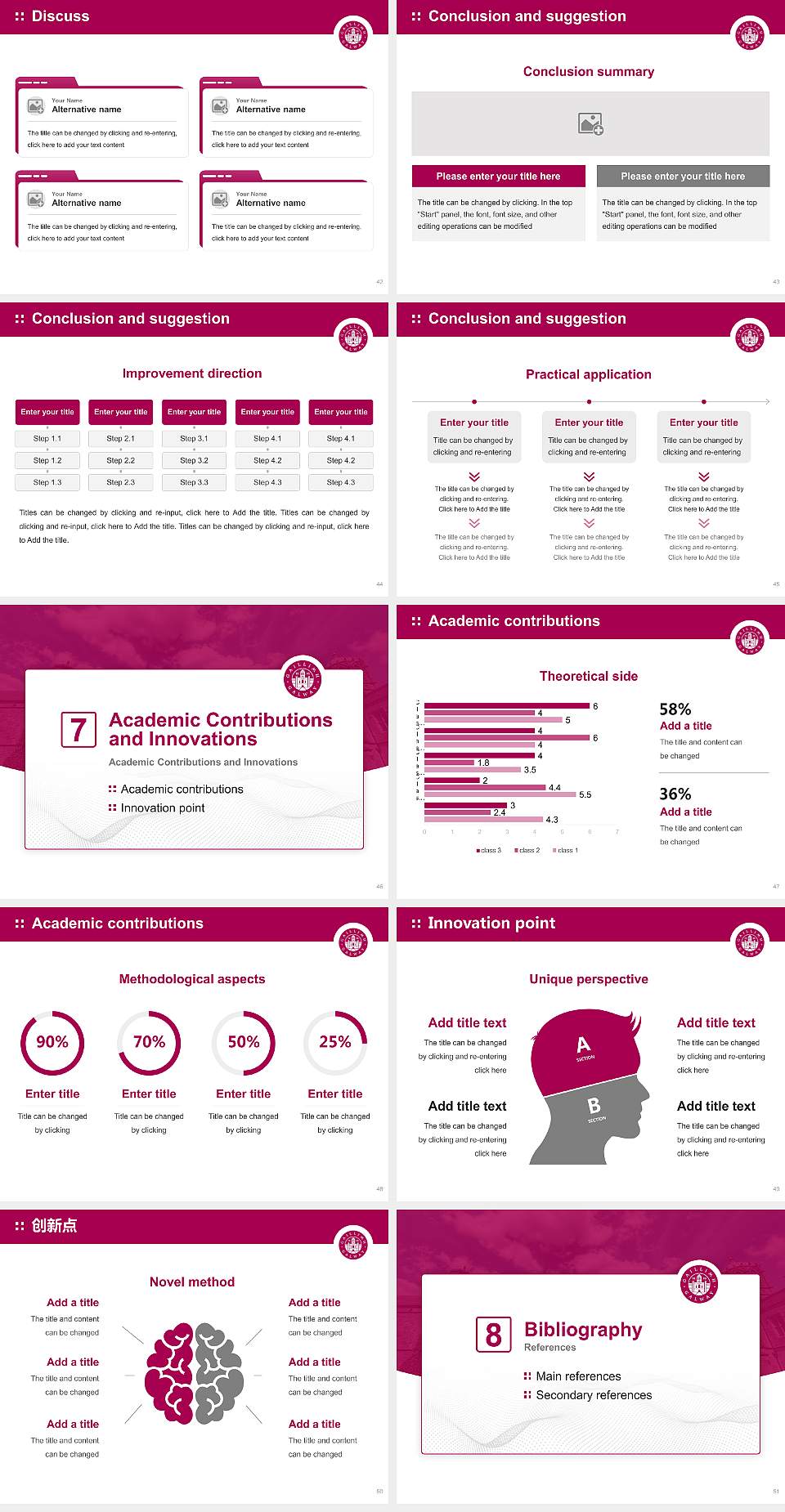 National University of Ireland, Galway Graduation Thesis Defense PPT Template4:3 ratio PPT effect preview image6