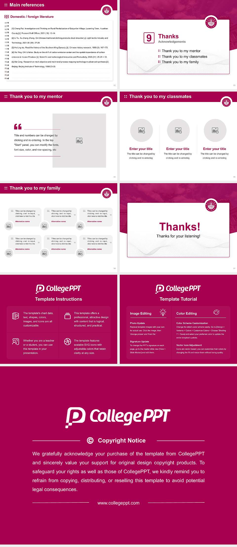 National University of Ireland, Galway Graduation Thesis Defense PPT Template4:3 ratio PPT effect preview image7