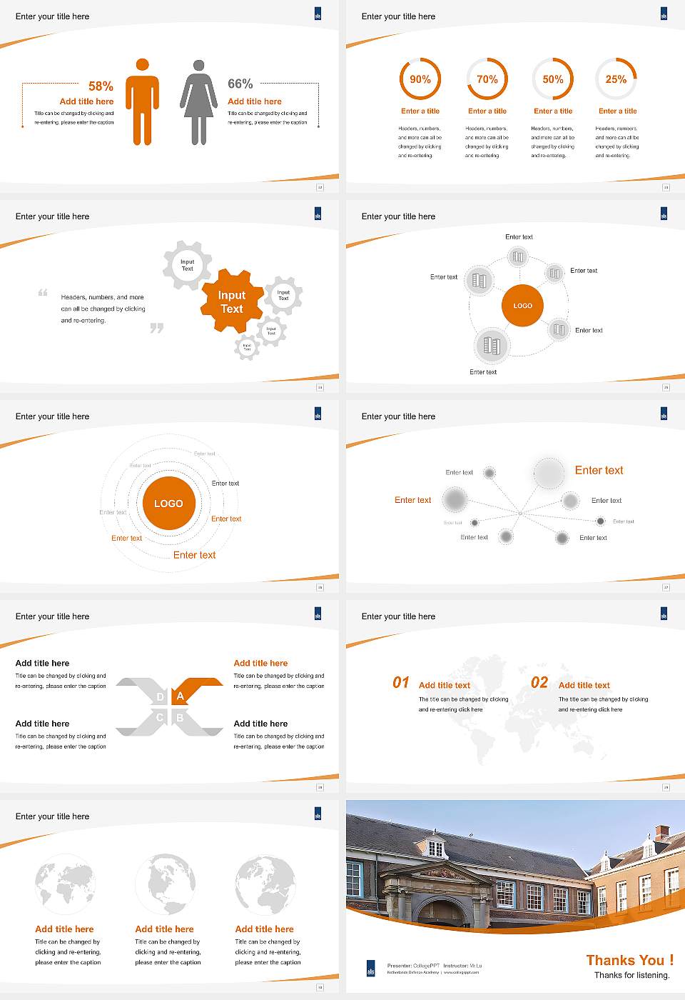 Netherlands Defence Academy Course/Courseware Creation PPT Template16:9 ratio PPT effect preview image4