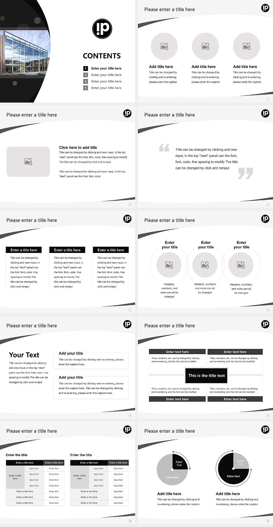 IPABO University of Applied Sciences for Education Course/Courseware Creation PPT Template4:3 ratio PPT effect preview image2