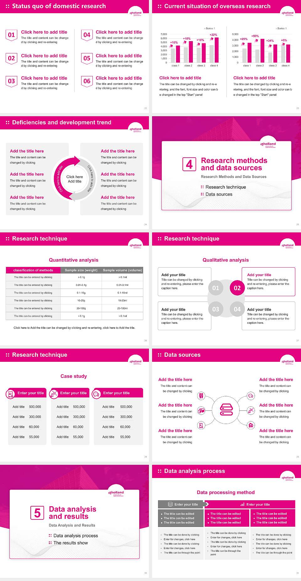 Inholland University of Applied Sciences Graduation Thesis Defense PPT Template4:3 ratio PPT effect preview image4