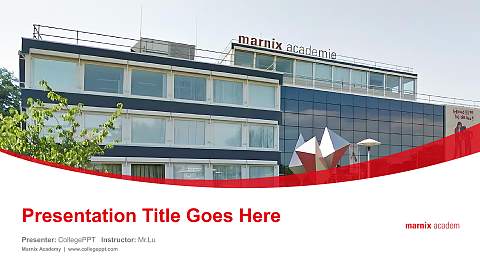 Marnix Academy Course/Courseware Creation PPT Template