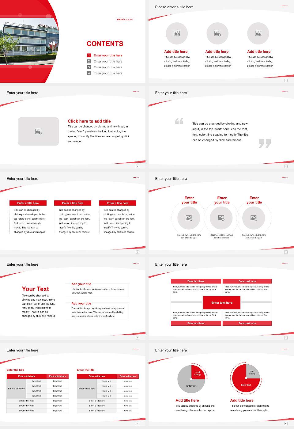 Marnix Academy Course/Courseware Creation PPT Template16:9 ratio PPT effect preview image2