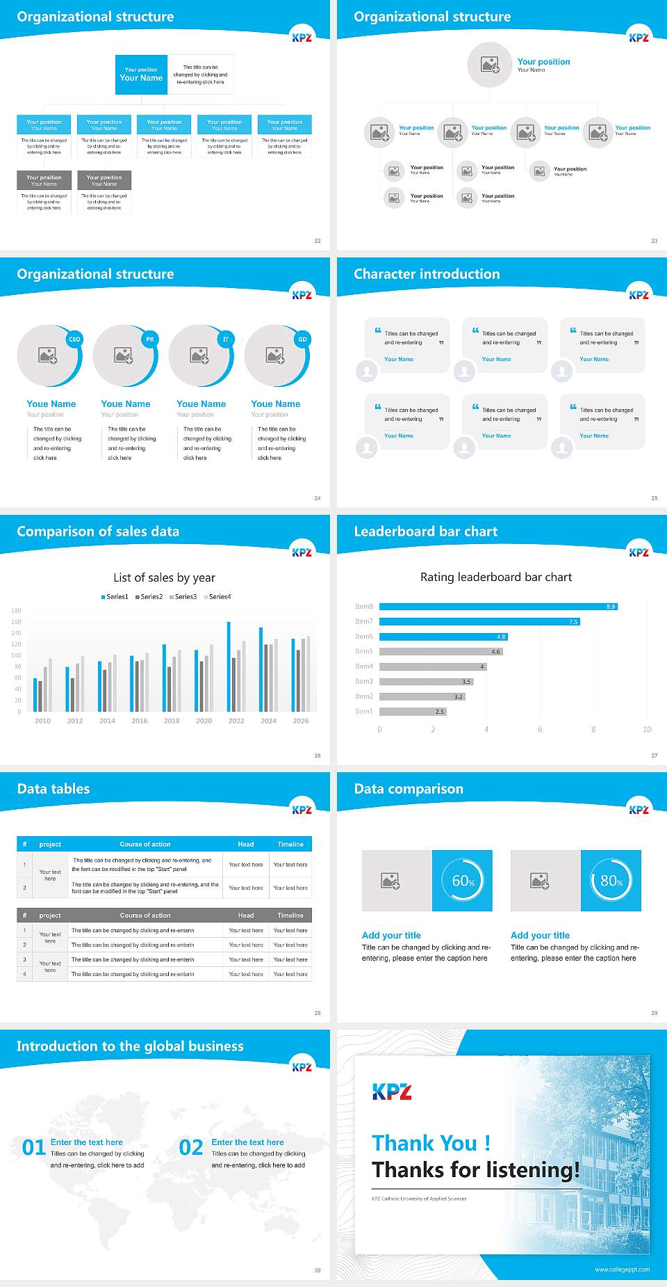 KPZ Catholic University of Applied Sciences Academic Presentation/Research Findings Report PPT Template4:3 ratio PPT effect preview image4