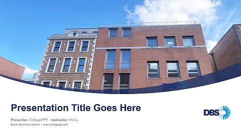 Dublin Business School Course/Courseware Creation PPT Template