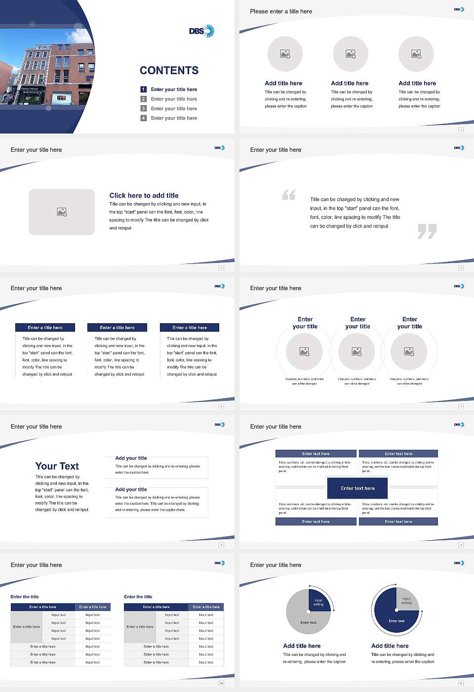 Dublin Business School Course/Courseware Creation PPT Template16:9 ratio PPT effect preview image2