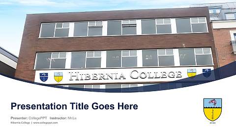 Hibernia College Course/Courseware Creation PPT Template