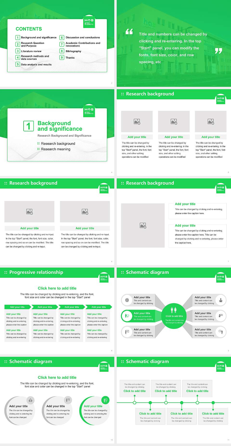 HAS University of Applied Sciences Graduation Thesis Defense PPT Template4:3 ratio PPT effect preview image2