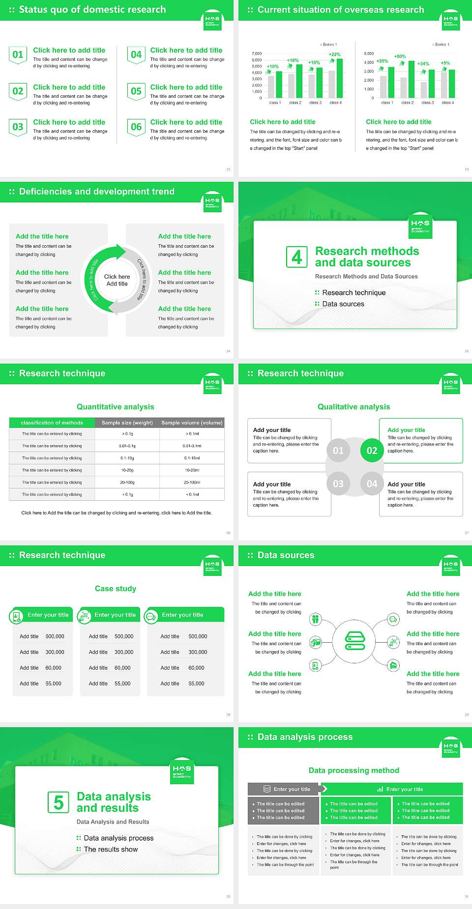 HAS University of Applied Sciences Graduation Thesis Defense PPT Template4:3 ratio PPT effect preview image4