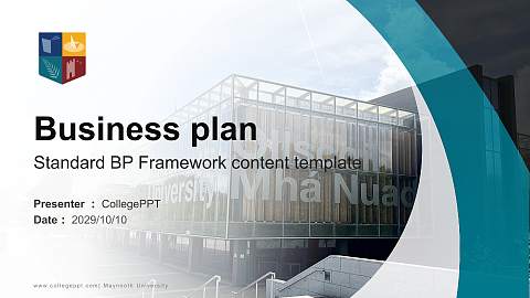 Maynooth University Competition/Entrepreneurship Contest PPT Template
