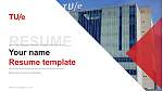 Technische Universiteit Eindhoven CV PPT-sjabloon