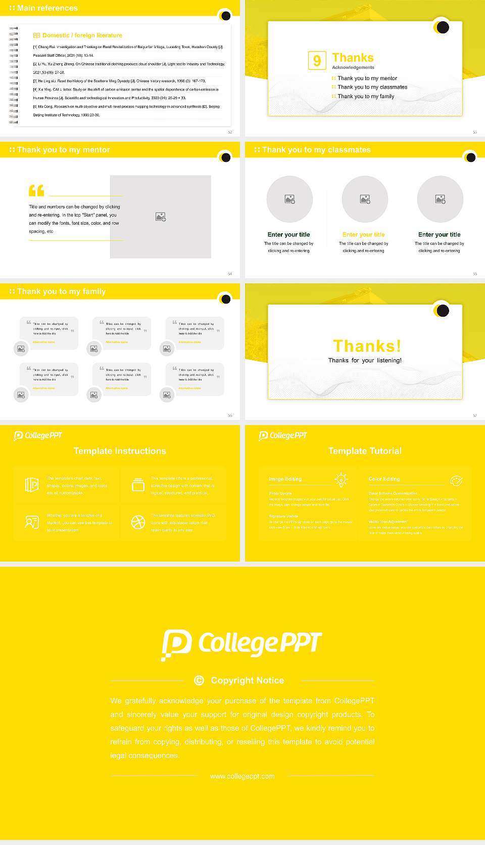 Amsterdam University of the Arts Graduation Thesis Defense PPT Template16:9 ratio PPT effect preview image7