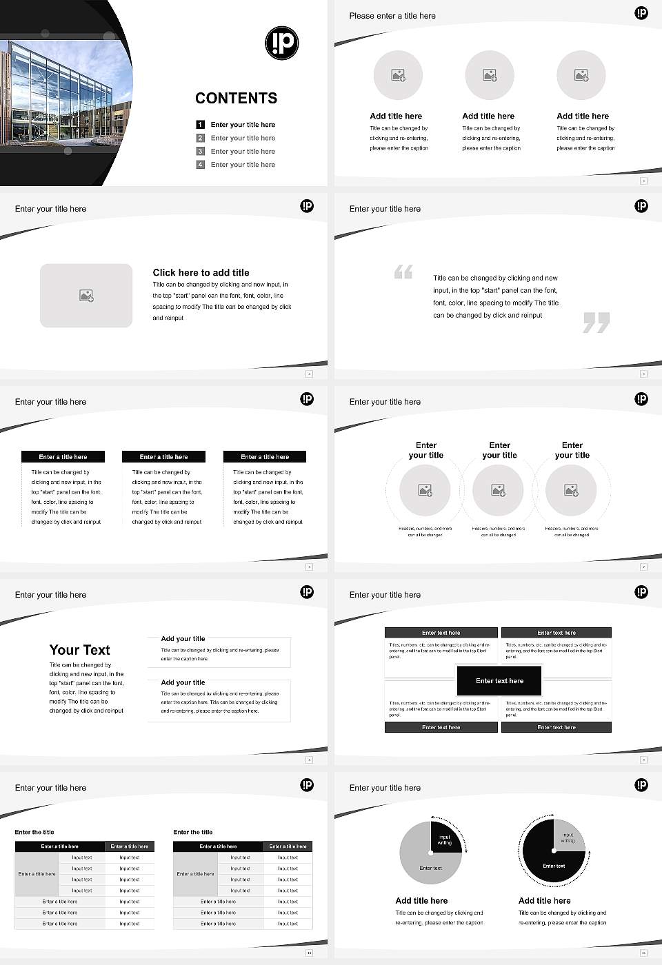 IPABO University of Applied Sciences for Education Course/Courseware Creation PPT Template16:9 ratio PPT effect preview image2