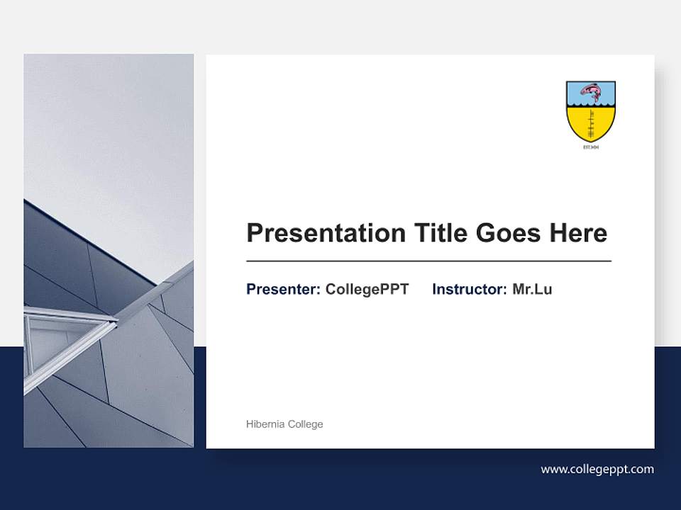 Hibernia College General Purpose PPT Template4:3 ratio PPT effect preview image6