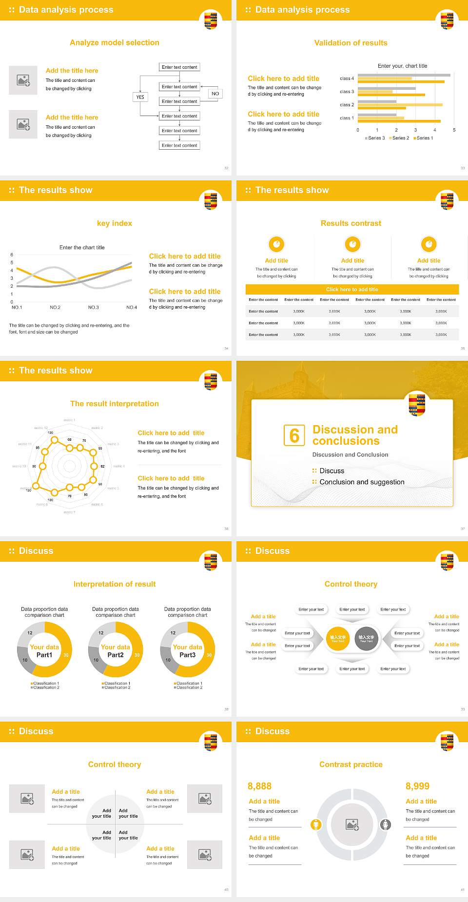 Nyenrode Business University Graduation Thesis Defense PPT Template4:3 ratio PPT effect preview image5