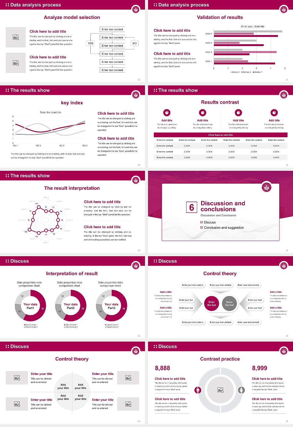 Shannon College of Hotel Management Graduation Thesis Defense PPT Template16:9 ratio PPT effect preview image5