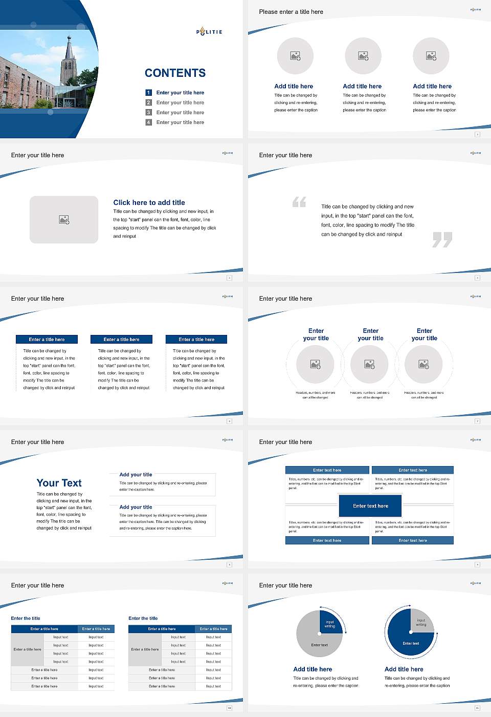 Police Academy of the Netherlands Course/Courseware Creation PPT Template16:9 ratio PPT effect preview image2