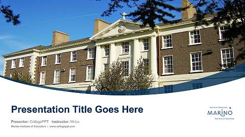 Marino Institute of Education Course/Courseware Creation PPT Template