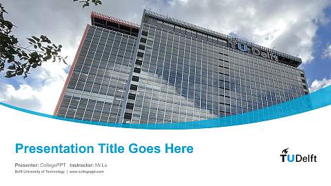 Delft University of Technology Course/Courseware Creation PPT Template