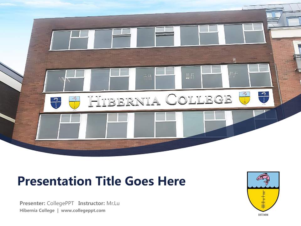 Hibernia College Course/Courseware Creation PPT Template4:3 ratio PPT effect preview image5