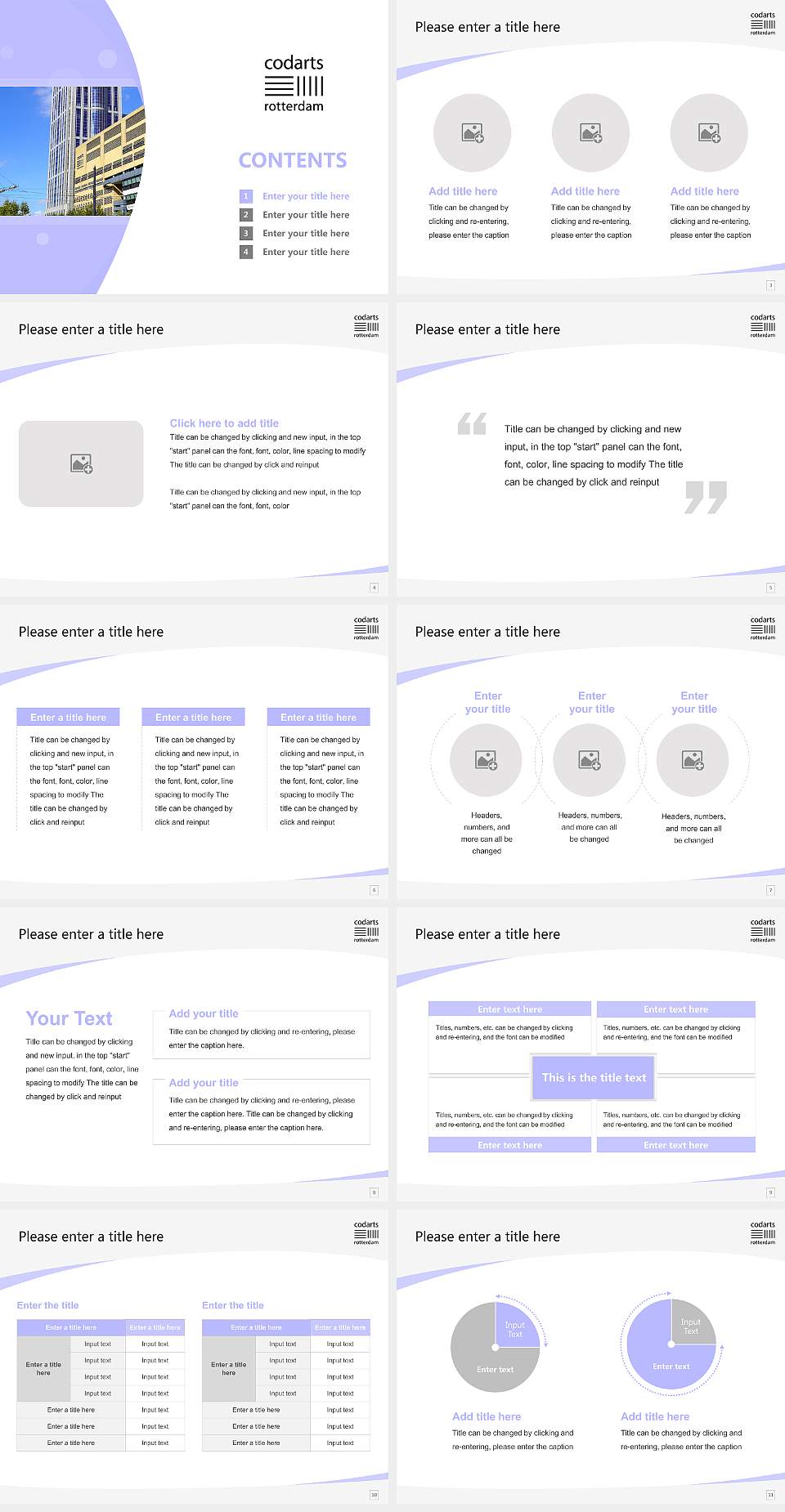 Codarts University for the Arts Course/Courseware Creation PPT Template4:3 ratio PPT effect preview image2